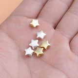 TrustDavis 925 Silver Sweet Star Charm Beads DIY Accessory Fine S925 Jewelry