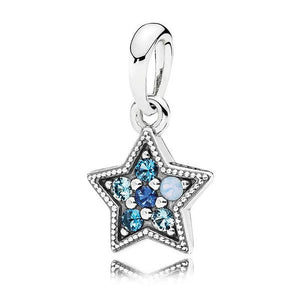 Eiffel Tower Globe Snowflake Family Tree Life Pendant Bead 925 Silver