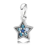 Eiffel Tower Globe Snowflake Family Tree Life Pendant Bead 925 Silver