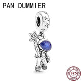 925 Silver Astronaut Beads for Pandoha Bracelet