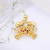 14K Charm Hollow Pendant for Jewelry Making Love Rabbit Dolphin Bear