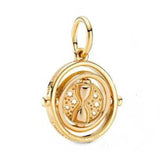 925 Silver Spinning Time Turner Pendant Charm for Jewelry DIY