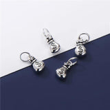 925 Silver Money Bag Dollar Symbol Charms Pendant