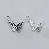 925 Sterling Silver Butterfly Silver Pendant for DIY Jewelry Making