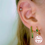 925 Silver Cartilage Tassel Chain Pierced Pendan...
