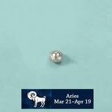 TrustDavis Real Sterling Silver 12 Constellation Bead Charm Pendant