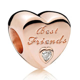 Rose Family Tree Heart Love You Lock With Key 925 Silver Beads