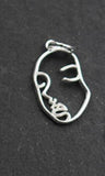 925 Silver Funny Face Charms Jewelry DIY Kit