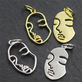 925 Silver Funny Face Charms Jewelry DIY Kit