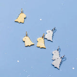 925 Silver Animal Zircon Charms for DIY Jewelry