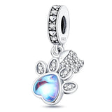 925 Sterling Silver Mini Dog Charms Beads for Bracelet Making