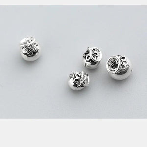 925 Sterling Silver Vintage Bell Charms for DIY Jewelry Making