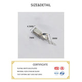 925 Silver Electroplate 18K Pendant Melon Seed Buckle Charms DIY Making