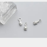 925 Silver Tortoise Charms Pendant For Jewelry Making