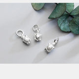 925 Silver Tortoise Charms Pendant For Jewelry Making