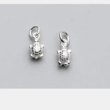925 Silver Tortoise Charms Pendant For Jewelry Making