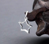 925 Sterling Silver Star Charms DIY Jewelry Pendants Earrings Bracelet
