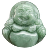 Natural A Jadeite Bean Seed Buddha Jade Pendant Necklace