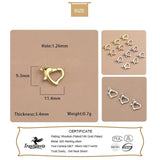 TrustDavis 925 Silver Love Heart Snap Hook DIY Necklace Bracelet Accessories