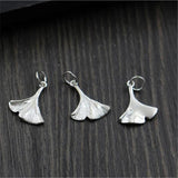 925 Sterling Silver Leaf Pendant for Necklace & Bracelets DIY Jewelry