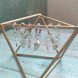 925 Silver Pig Butterfly Star Moon Charms Geometric Punk Bijoux