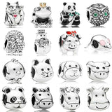 925 Sterling Silver Animal Bead Charm for Bracelet DIY Jewelry