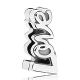 Rose Sparkle Love Clip Charm 925 Silver Beads Fit Bracelet