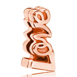 Rose Sparkle Love Clip Charm 925 Silver Beads Fit Bracelet