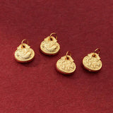 925 Silver Lucky Fish Longevity Lock Charm Good Luck Pendant DIY Jewelry