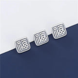 925 Silver Luck Button Charms 9.7mm Bracelet Pendant DIY Jewelry
