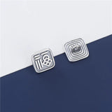 925 Silver Luck Button Charms 9.7mm Bracelet Pendant DIY Jewelry