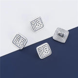 925 Silver Luck Button Charms 9.7mm Bracelet Pendant DIY Jewelry