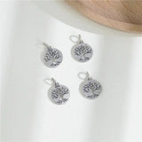 925 Silver Tree of Life Charm Pendant DIY Bracelet Necklace Jewelry Finding