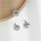 925 Silver Tree of Life Charm Pendant DIY Bracelet Necklace Jewelry Finding
