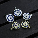 925 Sterling Silver Eyes Charms Necklace Pendant DIY Jewelry Making