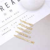 DIY Letter Charms Inlaid Zirconia Rhinestone Pendants
