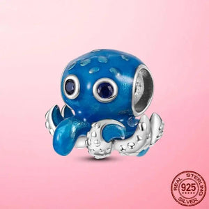 925 Silver Starfish Turtle Pendant for MULA Bracelet
