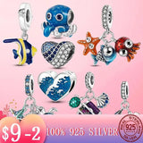 925 Silver Starfish Turtle Pendant for MULA Bracelet