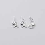 925 Silver Horse Charm Necklace Choker Pendant DIY Jewelry Gift