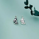 925 Silver Horse Charm Necklace Choker Pendant DIY Jewelry Gift