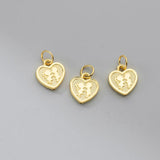 925 Silver Sweet Heart Couple Pendants S925 Kiss Charms DIY Jewelry