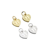 925 Silver Sweet Heart Couple Pendants S925 Kiss Charms DIY Jewelry