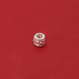 TrustDavis Sterling Silver Sweet Interval Bead Charm DIY Jewelry HY386