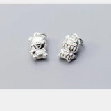 925 Sterling Silver Lucky Pig Charms Pendant for DIY Jewelry Making