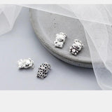 925 Sterling Silver Lucky Pig Charms Pendant for DIY Jewelry Making