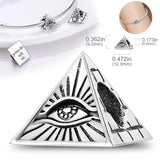 925 Silver Sun Moon Star Charms Bracelet Beads Women Jewellery