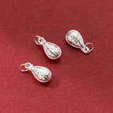 925 Silver Chinese Good Luck Water Drop Charm Blessing