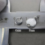 925 Sterling Silver Disc Pendant for DIY Jewelry Making
