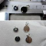925 Sterling Silver Disc Pendant for DIY Jewelry Making