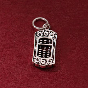 925 Silver Abacus Charms for DIY Necklace